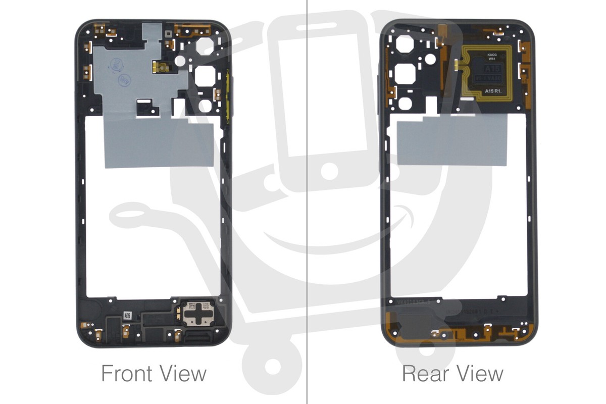 Official Samsung Galaxy A15 5G SM-A156 Black Chassis / Middle