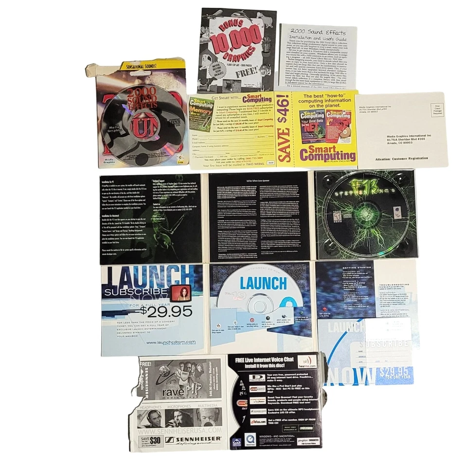 PC Software Game Demos Promos Screensavers CDs Lot of 13 READ DETAILS - Image 3 of 4