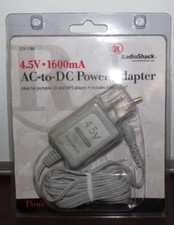 Radio Shack 4.5v 1600mA AC to DC Power Adapters 26E 