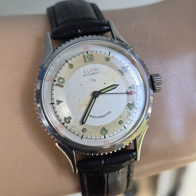Rare Vintage ELGIN cal.607 Men's automatic Military watch Rare Vintage ELGIN cal.607 Men's automatic Military watch