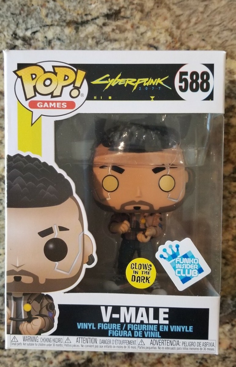 Funko Pop! Cyberpunk V-Male GITD #588 GameStop Exclusive