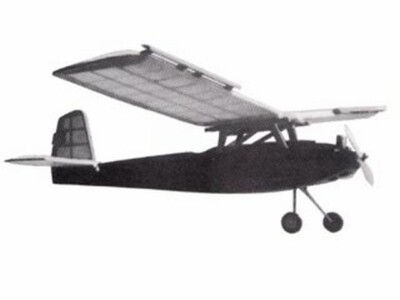 Chindit F/F Sport Parasol 38'' Wingspan RC Model Airplane Printed Plans Templates