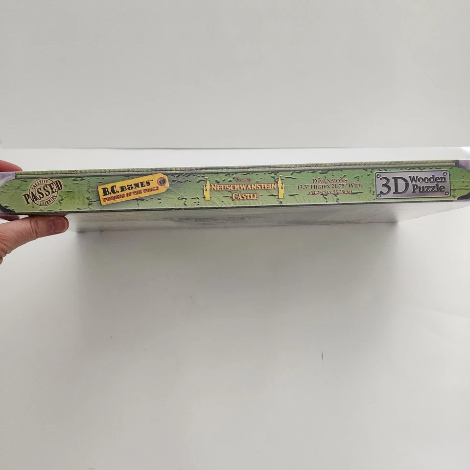 NUEVO BC Huesos Madera 3D Puzzle Castillo Neuschwanstein Foto 3 de 4