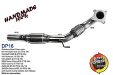 Downpipe Exhaust 76mm with CAT s/s for VW Golf 5 6 SEAT Leon AUDI A3 8P Octavia