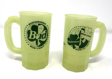 2 Bud Light St. Patricks Day Plastic Beer Mug...
