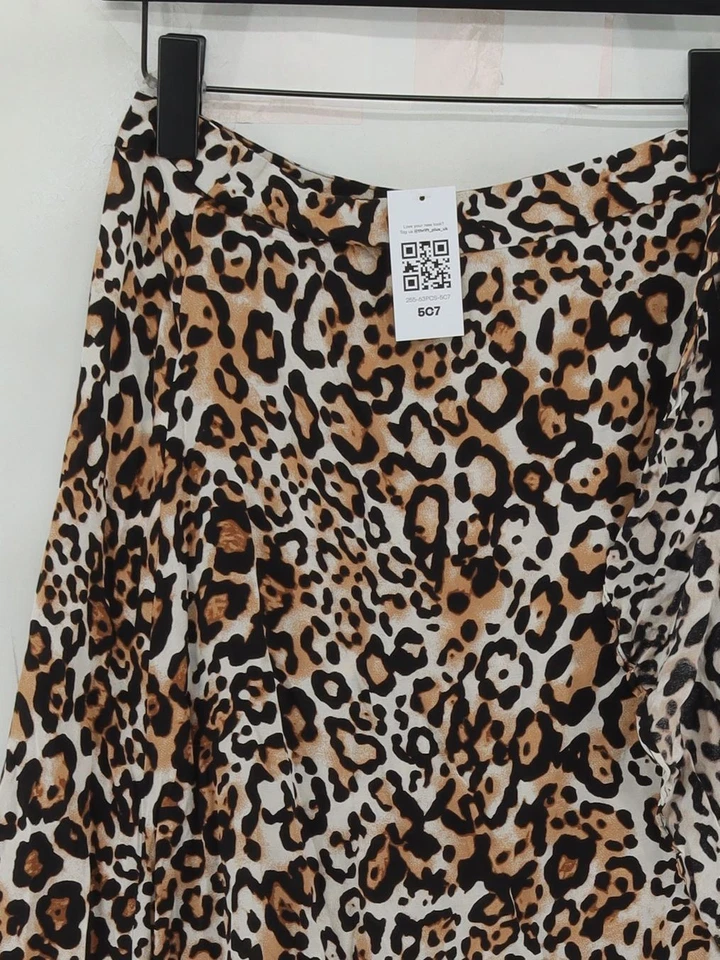 Falda midi Whistles para mujer Reino Unido 14 varios otros con envoltura de viscosa Foto 3 de 4