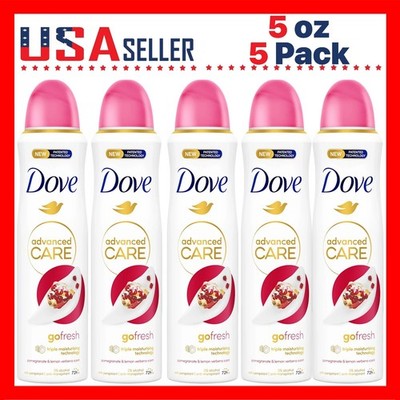 Dove Go Fresh Pomegranate & Lemon x [5 Pack] x 150 ml Antiperspirant Deodorant