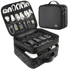 MATEIN Cable Organizer Bag, Waterproof Travel Electronic Storage, Shockproof ...
