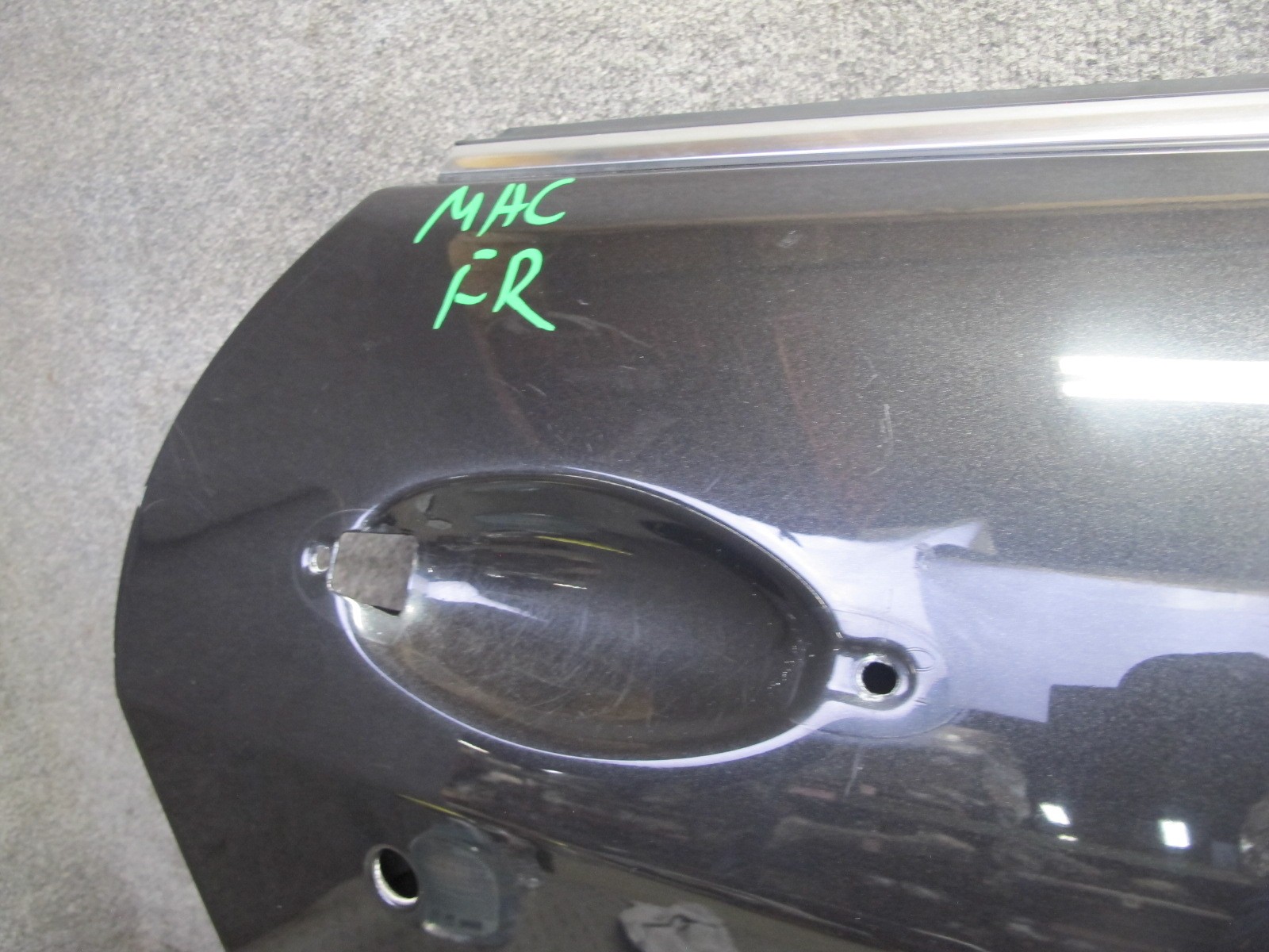 2008-2014 MASERATI GRANTURISMO M145 COUPE RIGHT DOOR SHELL PANEL BLACK