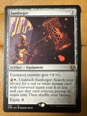 Sunforger 473 Rare Commander Legends Magic: The Gathering NM