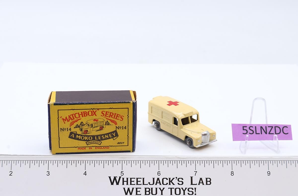 Matchbox 14b, Daimler Ambulance - Free Price Guide & Review