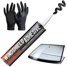 Polyurethane Windshield Adhesive, Fast  Ultra-Bond Windshield Sealant, Heat-...