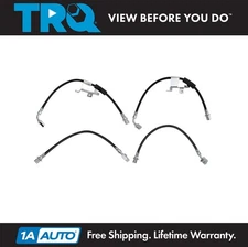 TRQ Front and Rear Brake Hose Set For 07-18 Sierra 1500 Silverado 1500