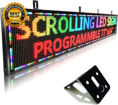 HS Outdoor Scrolling Led Sign Programmable P10 77  X14  Digital Electronic 