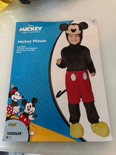 Spirit Halloween Disney Mickey Mouse Costume - 2T Toddler Size