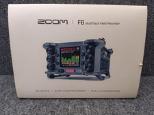 Zoom ZOOM F6 MULTITRACK FIELD RECORDER Tested w/ Box, Manual Used From Japan