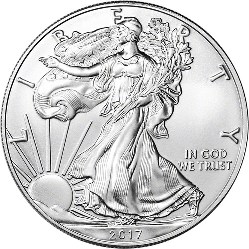 2017 American Silver Eagle Coin 1 oz $1 - BU