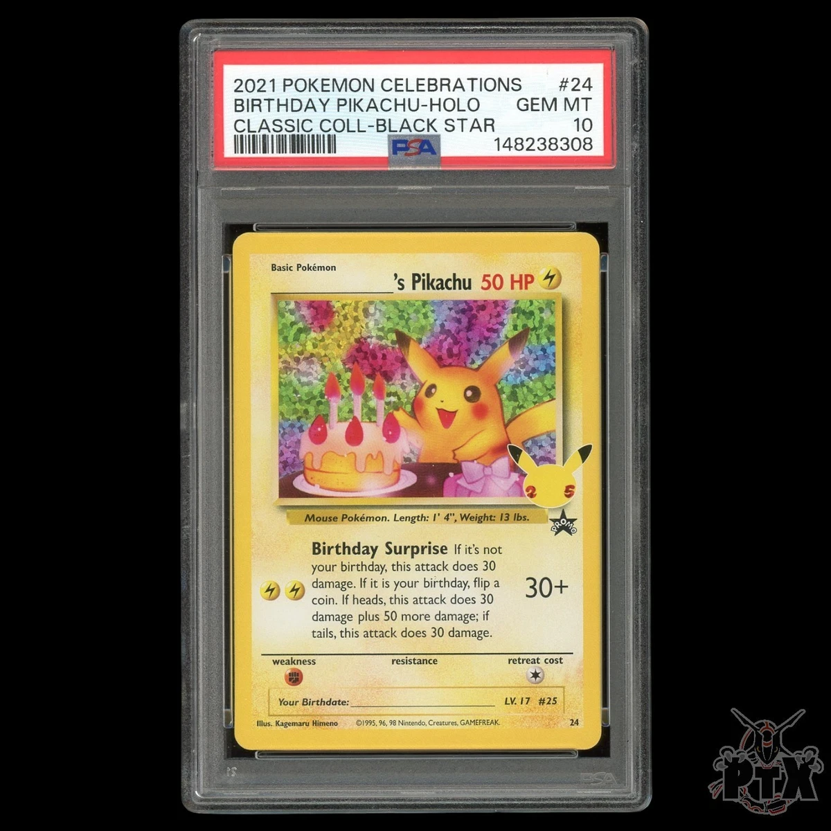 神奇宝贝TCG 超罕见皮卡丘10 级个人收藏卡牌游戏卡| eBay