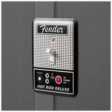 RARE FENDER GUITARS AMPLIFIERS HOT ROD DELUXE WALL LIGHT SWITCH PLATE NEW