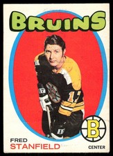 1971-72 OPC O-Pee-Chee AS IS LOW GRADE Fred Stanfield Boston Bruins #7