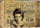 TIN SIGN 8x12 David Bowie Concert London England Rock Singer Musician DD18