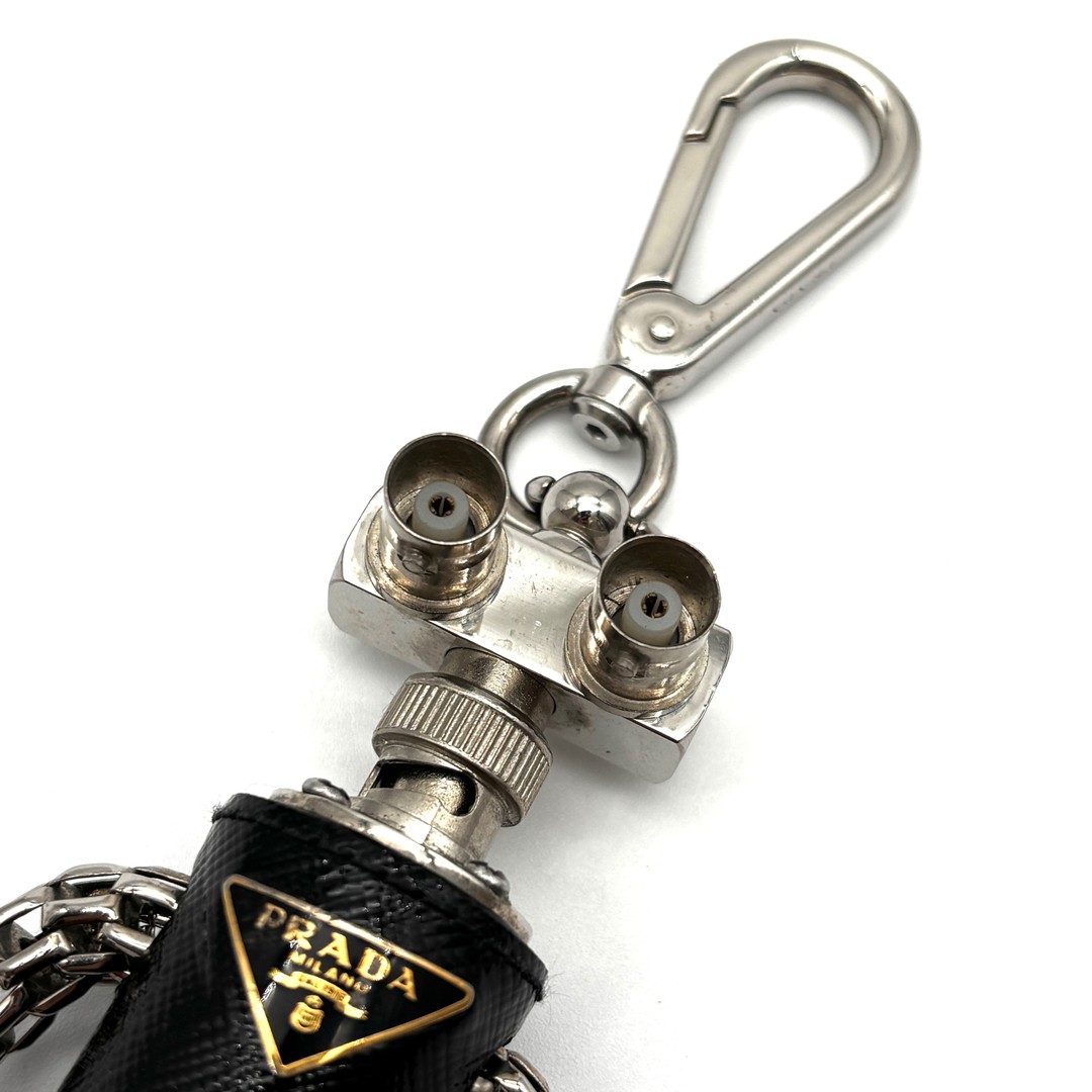 Prada String Edward Robot Keychain Bag Charm Tria… - image 2