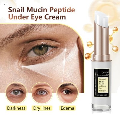 Snail Peptide Under Eye Cream, Eye Cream for Dark Circles and Puffiness, Eye ...