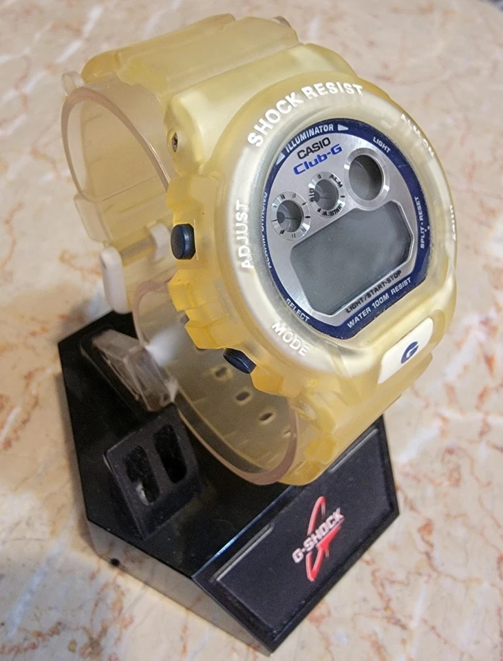 Amortiguador Casio RARO CLUB G MODELO GXS-690-7 Casio G - Necesita batería, ¡funciona muy bien! 👍 Foto 2 de 3