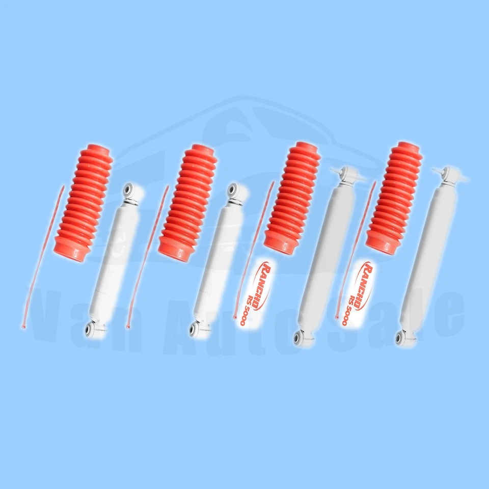 Amortiguadores delanteros y traseros Rancho RS5000X para GMC Jimmy 4x4 1995-05 kit 4 Foto 2 de 4
