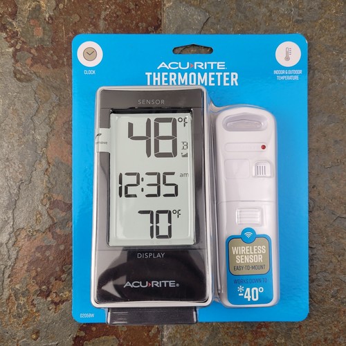 Acurite Digital Thermometer Innen Außen Sensor Temperatur Uhr Freistehend