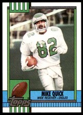 1990 Topps Mike Quick Philadelphia Eagles #95