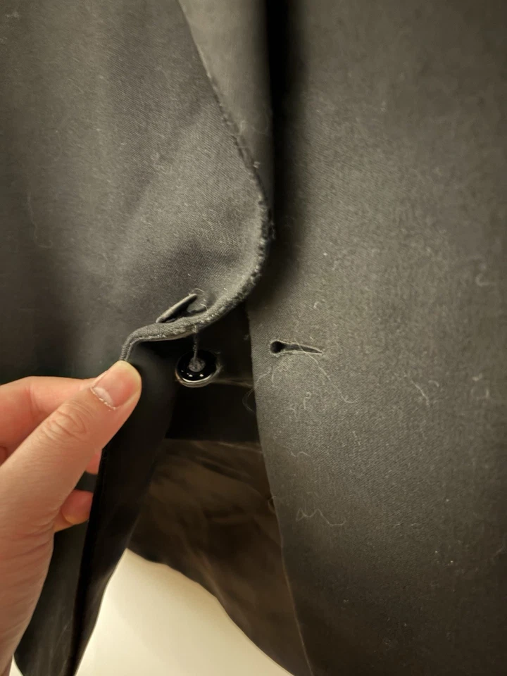 Smoking terno de jantar antigo/antigo 1916 - Imagem 3 de 4