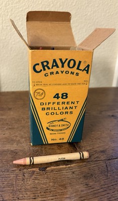 VINTAGE CRAYOLA CRAYONS No.48 Binney & Smith Retired Colors 75¢