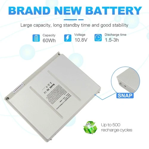 New Battery for Apple MacBook Pro 15" A1175 A1211 A1226 A1260 A1150 (2006-2008