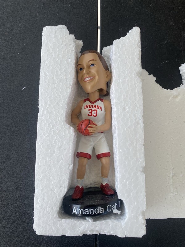 Amanda Cahill Indiana #33 Women's Basketball Figurine White/Red One Size