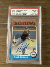2024 Topps Heritage High Number - Real One Autographs Paul Skenes #ROA-PS 