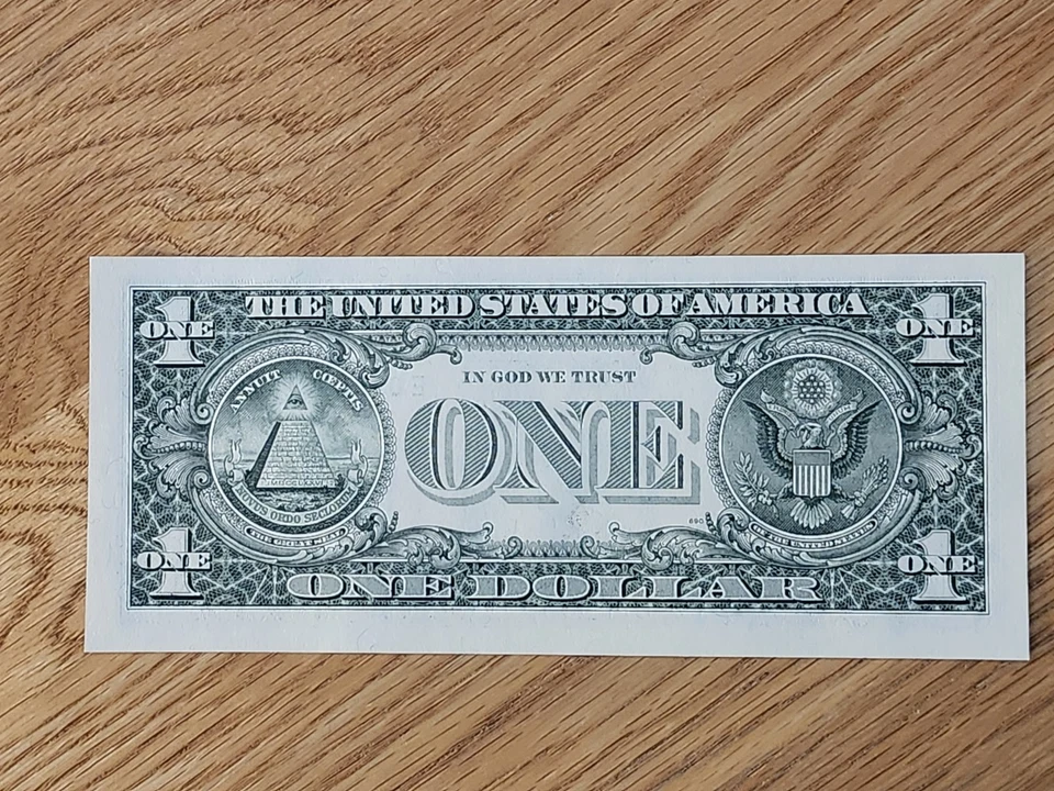 1995 $1 "STAR NOTE" RICHMOND DISTRICT UNC/GEM E09960013* 4 OF 4 CONS SER NUM - Image 2 of 4