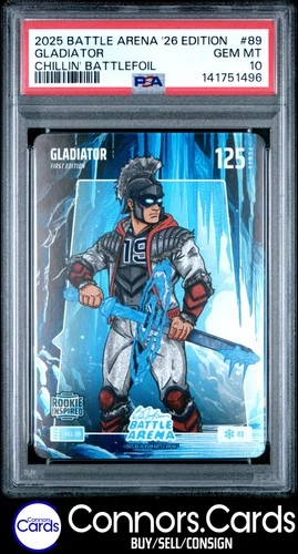 Gladiator Roman Anthony PSA 10 2025 Bo Jackson Battle Arena Chillin' #89