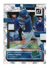 Andy Pages 2022 Donruss Rated Prospects Diamond #10 Baseball Card