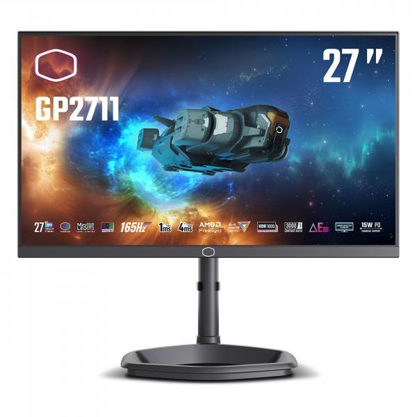 Cooler Master Monitor Gaming 27 Led Va 16:9 Qhd 1ms 165hz, Pivot, UsB-C, Dp/2hdm