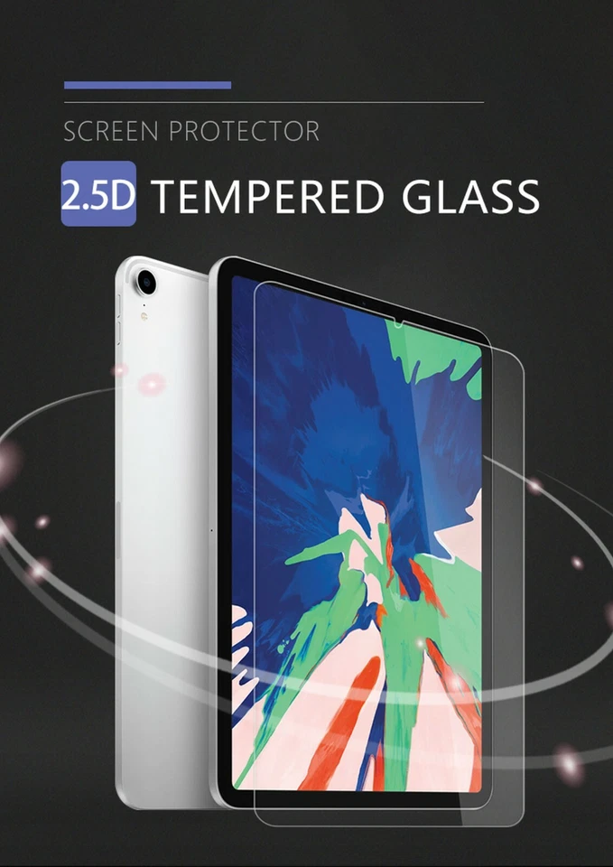 Apple iPad Tempered GENUINE GLASS 3mm Screen protector iPad 7th gen Pro Air Mini - Image 3 of 4