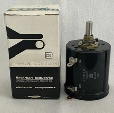 Beckman Industrial Helipot Potentiometer A-R10K  L .25  10 TURN - New Old Stock