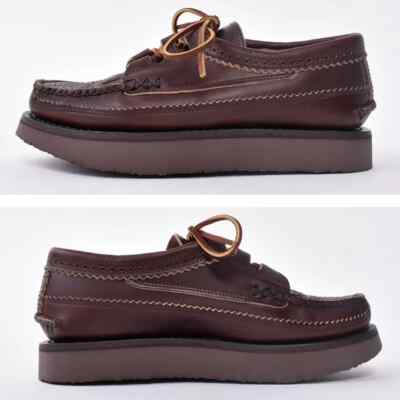 YUKETEN WINGTIP GHILLIE MOC ROCKER DB BROWN US8.5-US9 New with Box
