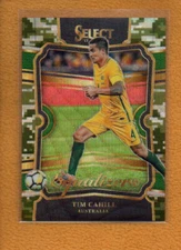 Tim Cahill 2017-18 Panini Select Equalizers Camo Prizm #EQ-3 Australia /20