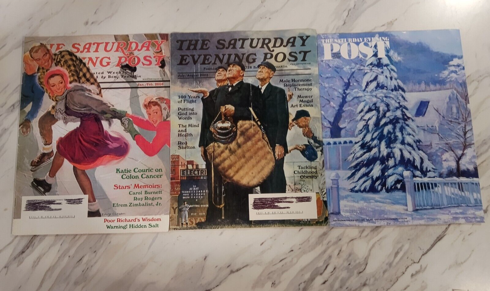 Saturday Evening Post 3 Magazine Lot #2