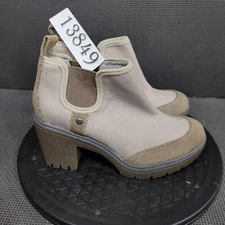 CAT Footwear Warm Stone Megs Booties Womens Sz 5.5 Gray Slip On Boots