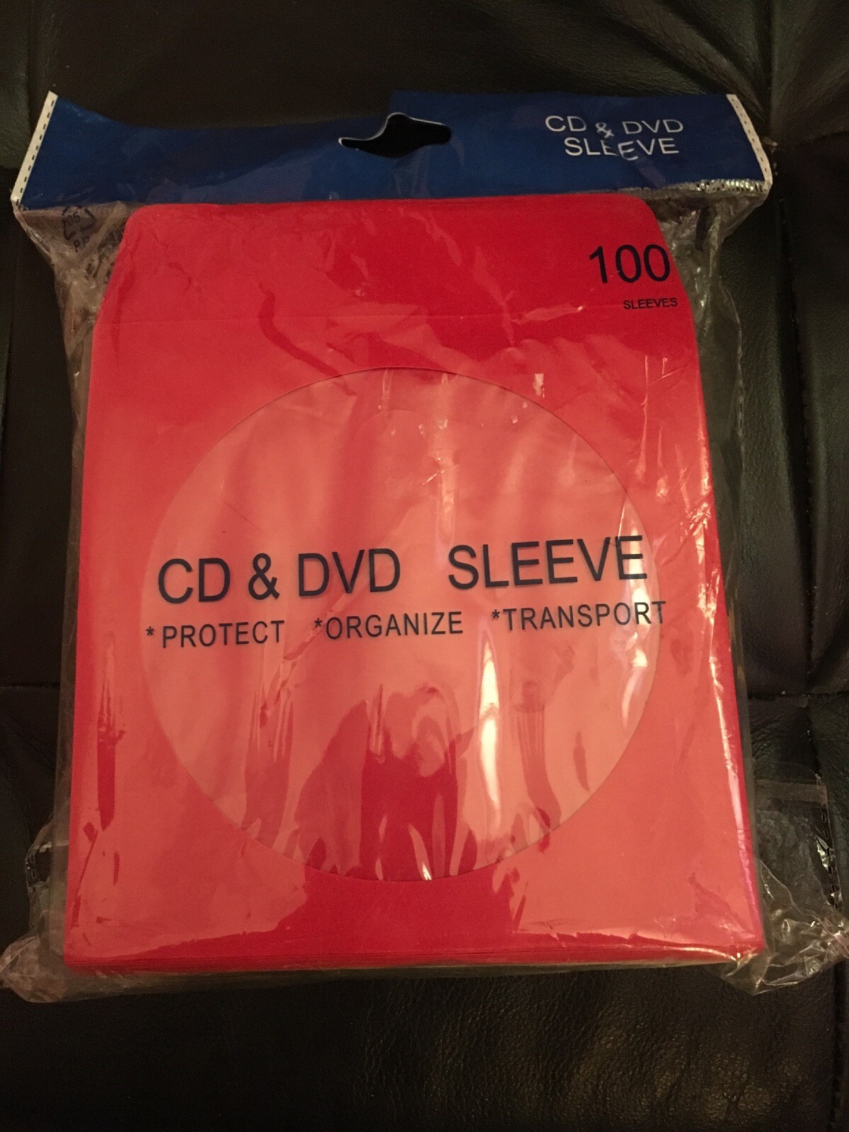Cd And Dvd Storage Sleeves 100 Pk Color eBay