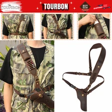 TOURBON .38/9mm/357 Cartridges Sling Shoulder Strap Chest Holster Pistol Carry