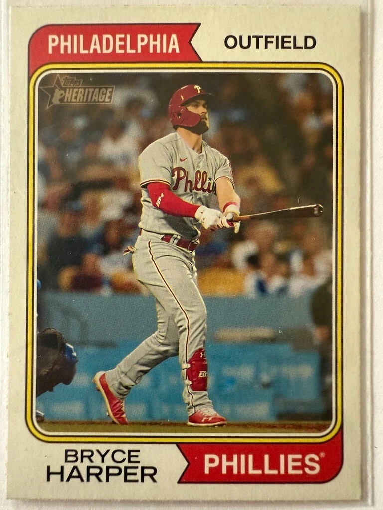 2023 Topps Heritage - Name Position Swap Variation #17 Bryce Harper