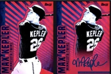 Topps Bunt MAX KEPLER VIBE 20 Signature Lot (2) Twins DIGITAL